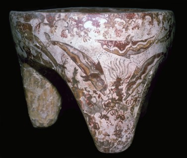 Minoan pot painted with dolphins. Artist: Unknown