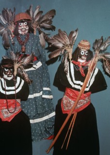 Native American Deguero funerary effigies. Artist: Unknown
