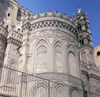The east façade of Palermo cathedral, 12th century. Artist: Walter Ophamil