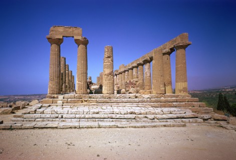 The doric temple of Hera at Agrigento, 5th century BC. Artist: Unknown