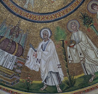 A byzantine mosaic of St Peter, 5th century. Artist: Unknown