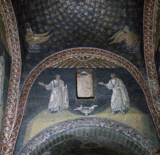 Mosaic of St Paul and St Peter in the Mausoleum of Galla Placidia, 5th century. Artist: Unknown