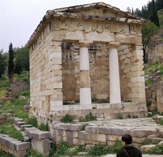 Treasury of the Athenians in Delphi, 5th century BC. Artist: Unknown