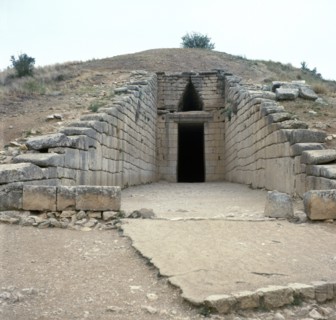 The Treasury of Atreus in Mycenae, 13th century BC. Artist: Unknown