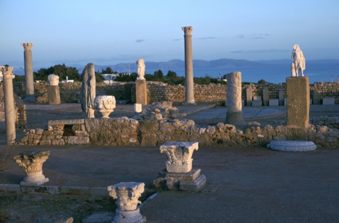 View of the bay of Tunis, 9th century BC. Artist: Unknown