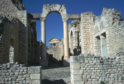 Roman city of Thugga, 2nd century. Artist: Unknown