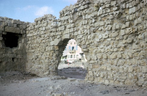 Arch in the seawall of Acre. Artist: Unknown