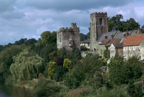 West Tanfield and the River Ure.