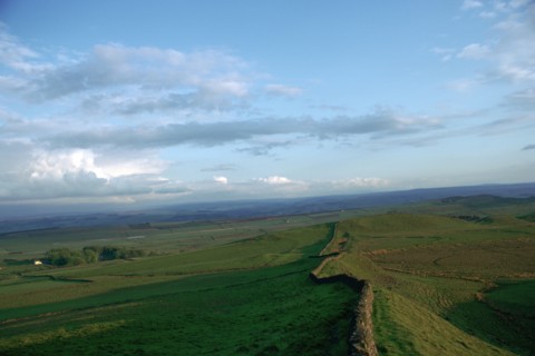 Hadrian's Wall at Sewingshields, 2nd century.