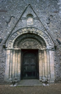 Door of St Mary's Church, 17th century. Artist: Unknown