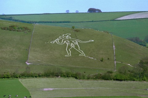 Cerne Abbas Giant, 18th century. Artist: Unknown