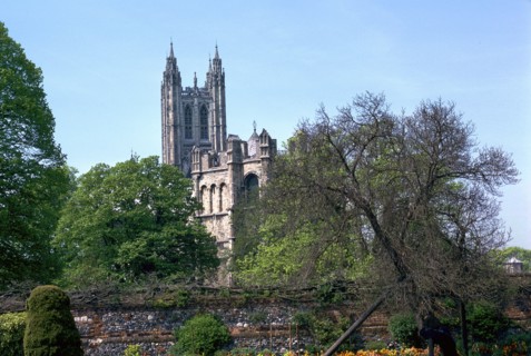 Canterbury Cathedral from the east, 6th century. Artist: Unknown