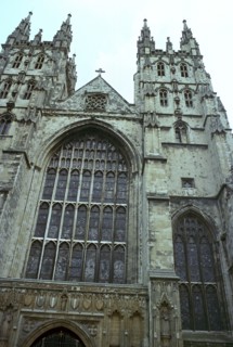 Canterbury Cathedral from the west, 6th century. Artist: Unknown