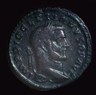 Bronze coin of Diocletian, 3rd century. Artist: Unknown