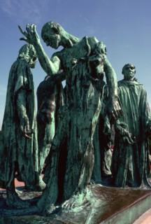 Statue of the Burghers of Calais, 19th century.  Artist: Auguste Rodin