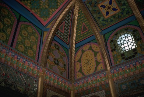 Interior decoration of the Emir's palace in Bukhara. Artist: Unknown