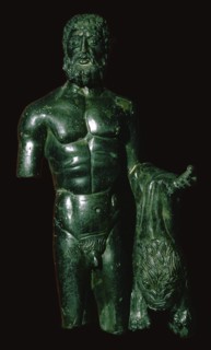 Roman bronze of Hercules. Artist: Unknown
