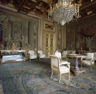 Interior of Fontainebleau Palace, 16th century. Artist: Unknown