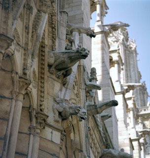 Detail of the north side of Notre Dame, 12th century. Artist: Unknown