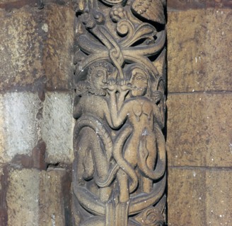 Detail from Lincoln Cathedral, 12th century. Artist: Unknown