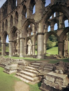 Rievaulx Abbey, 12th century. Artist: Unknown