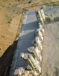 Herod's Palace at Masada, 1st century. Artist: Unknown