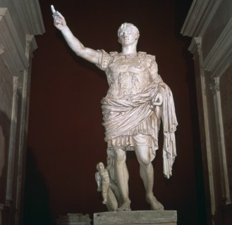 Statue of the Roman Emperor Augustus, 1st century BC. Artist: Unknown