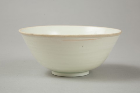 Qingbai glazed deep bowl, Yuan dynasty (1279-1368). Artist: Unknown.