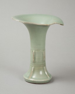 Longquan celadon gu vase, 12th century. Artist: Unknown.