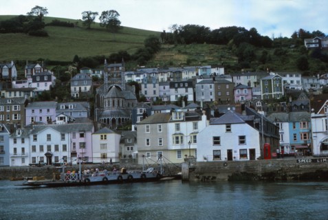 River Dart and ferry, Dartsmouth, Devon, 20th century. Artist: CM Dixon.