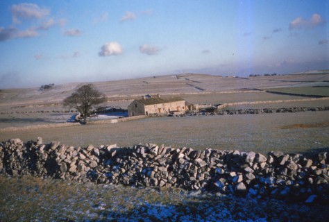 Limestone Walls in winter, Peak District, Derbyshire, 20th century. Artist: CM Dixon.