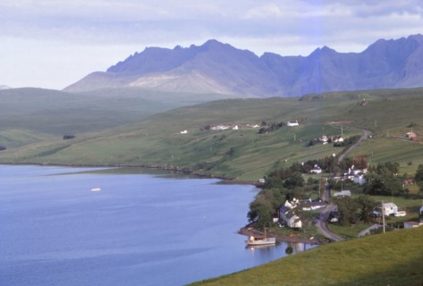 The Black Cuillin Hills from Carbost, Isle of Skye, Scotland, 20th century. Artist: CM Dixon.