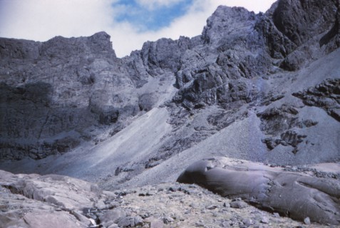 Screes in Coire Lagan, Cuillin Hills, Isle of Skye, Scotland, 20th century. Artist: CM Dixon.