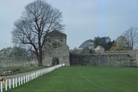 Porchester Castle. Hampshire, 20th century. Artist: CM Dixon.