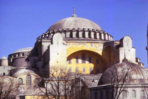Church of Sancta Sophia built AD 532-537 by Justinian, Istanbul, Turkey, 20th century. Artist: CM Dixon.
