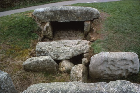 Neolithic tomb, Tregiffian Barrow, Penwith, Cornwall, 3rd Millennium BC, 20th century. Artist: Unknown.