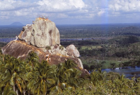 Mihintale pilgrimage site, near Anuraddhapura, Sri Lanka, established 3rd century BC. (20th century) Artist: Unknown.