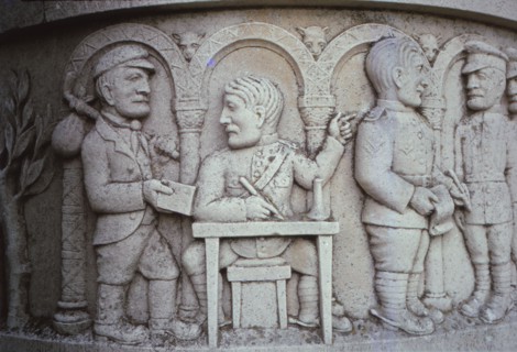 Waggoners Memorial, Sledmere, East Yorkshire, England, 20th century.