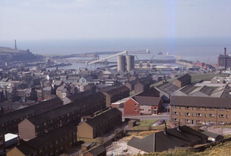 Whitehaven, Harbour from the East, Cumberland, 20th century. Artist: CM Dixon.