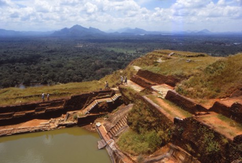 View from the Top of the Rock Fortress, Sigiriya, Sri Lanka, 20th century. Artist: CM Dixon.