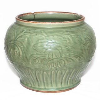 Longquan celadon jar, 14th century. Artist: Unknown.