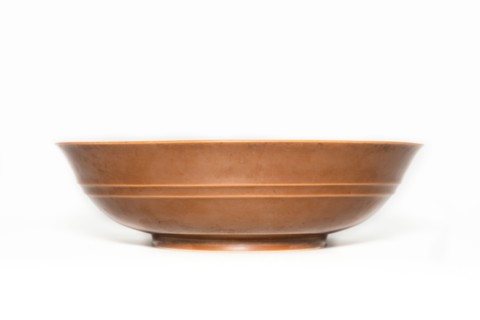 Cafe au lait monochrome bowl, 1736-1795. Artist: Unknown.