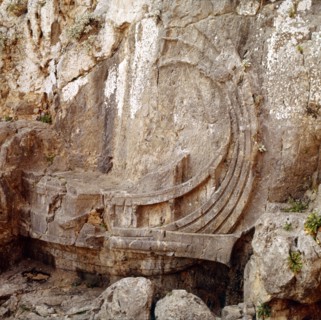 Detail of Greek Ship with Large Steering Oar, Relief Carving  2nd century BC. Artist: Unknown.