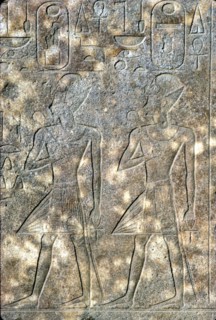 Queen Hatshepsut and her co-regent Pharaoh Thutmosis III, 18th Dynasty.  c1503BC-1483 BC. Artist: Unknown.