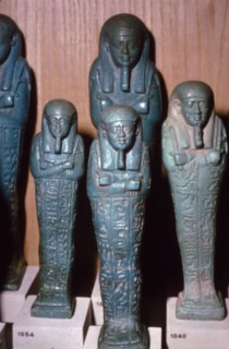 Egyptian Faience Shabti-Figures from a Tomb Artist: Unknown.