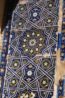 The Shah-i-Zindeh or Living King necropolis, Samarkand, Uzbekistan, 14-15th Century. Artist: CM Dixon.