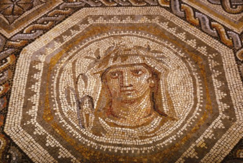 Roman Mosaic of the Season Autumn at Museum of Pagan Art, Arles, France, c1st-2nd century. Artist: Unknown.