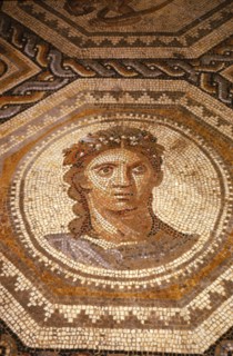 Roman Mosaic of the Season Summer at Museum of Pagan Art, Arles, France, c1st-2nd century. Artist: Unknown.