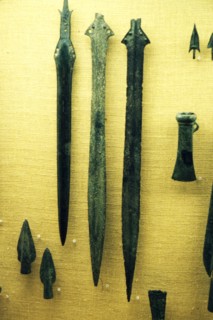 Celtic Bronze Iron Age Sword-Blades from Rive Seine at Paris, c800BC. Artist: Unknown.