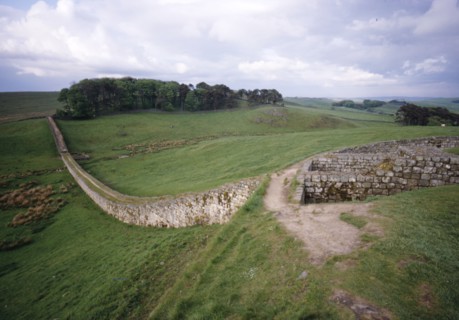 Roman Fort at Housestead Wall, looking eastwards, Northumberland, c20th century. Artist: CM Dixon.